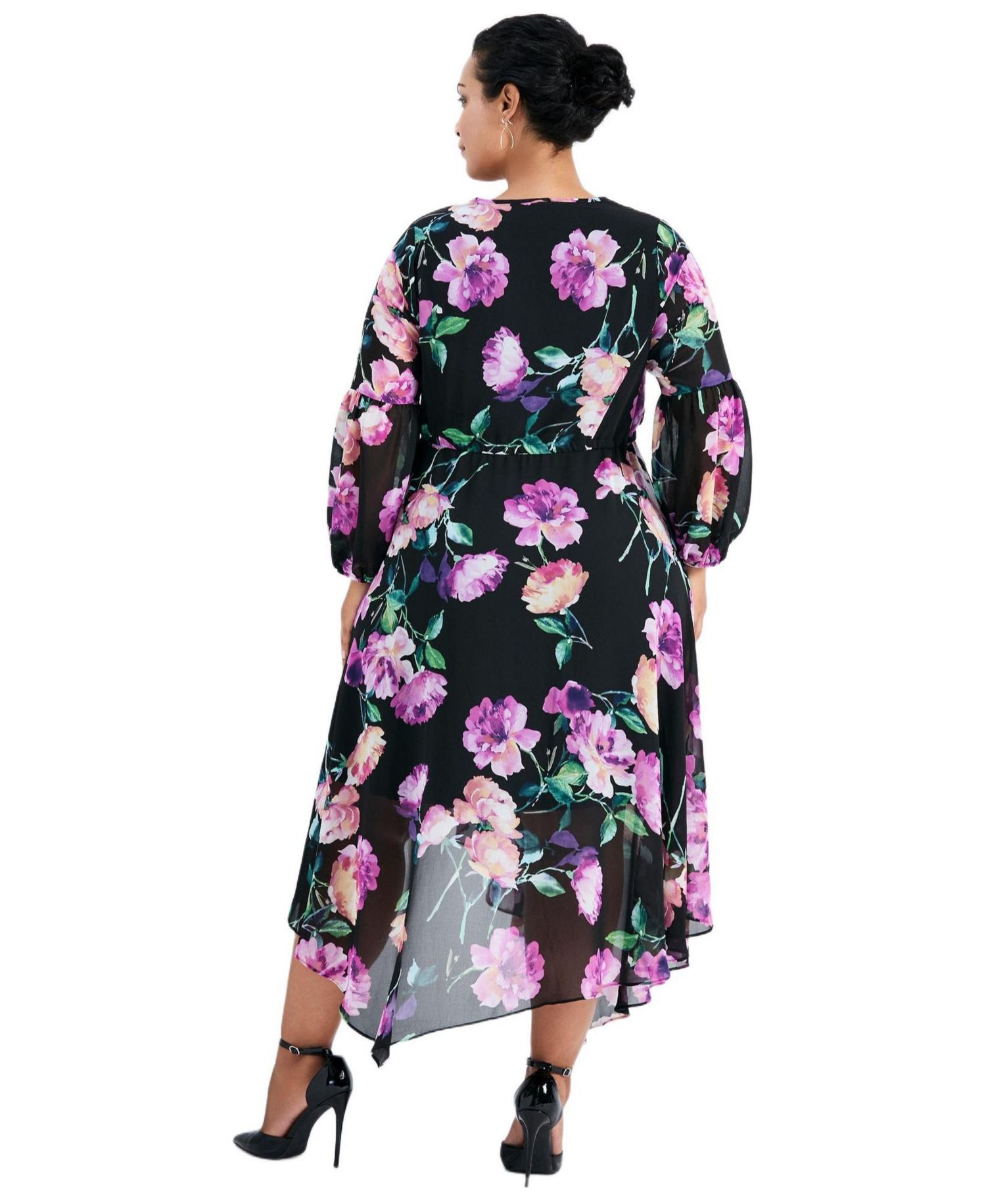 Women's Plus Size Endless Love Chiffon Dress