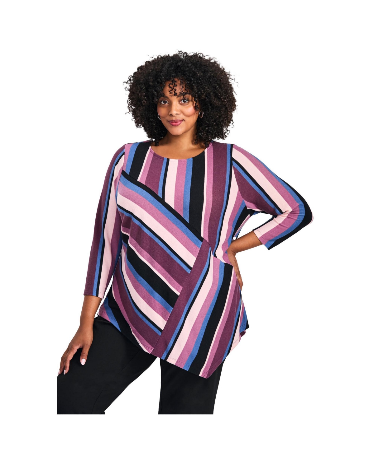 Avenue Women's Kaya Asymmetrical Hacci Top