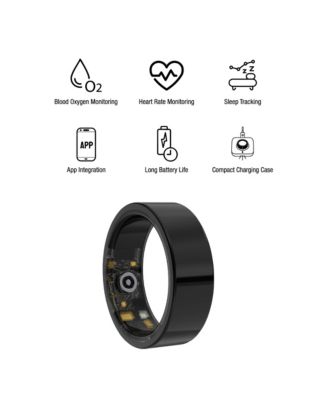 PURSONIC Everyday Wellness Smart Ring – Sleek Health & Sleep Tracker with Magnetic Charging Base