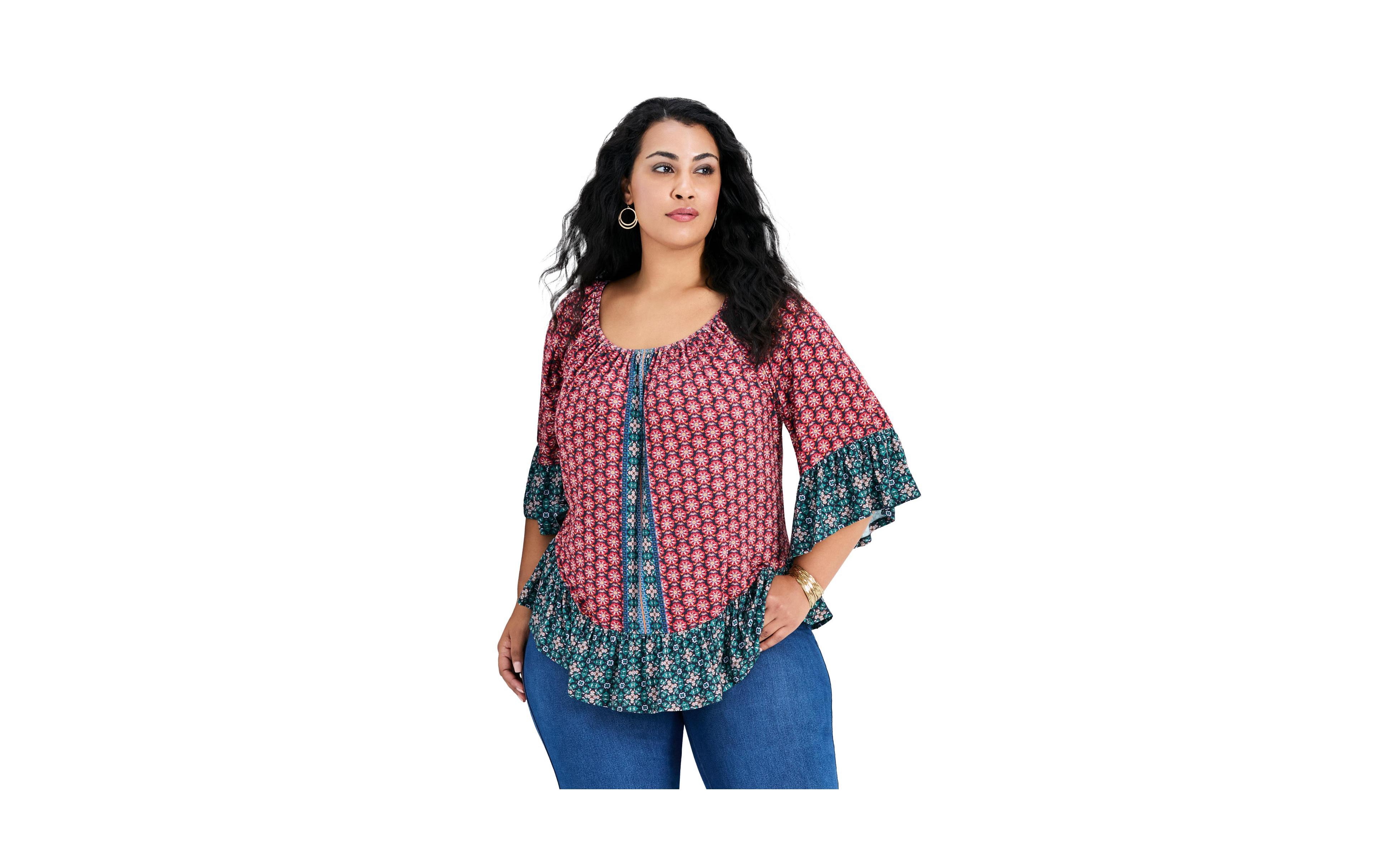 Avenue Women's Serenity Ruffle Top