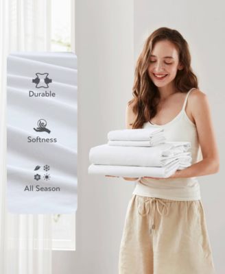 Super 144-Thread Count Cotton 3-Pc. Sheet Set, Twin XL