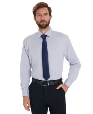 Men's Solid Regular-Fit Dress Shirt, Macy's Exclusive