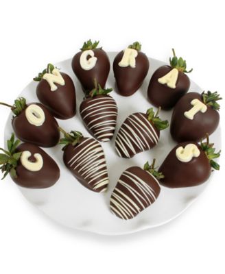Chocolate Covered Company - 12-pc. "Congrats" Berry Gram