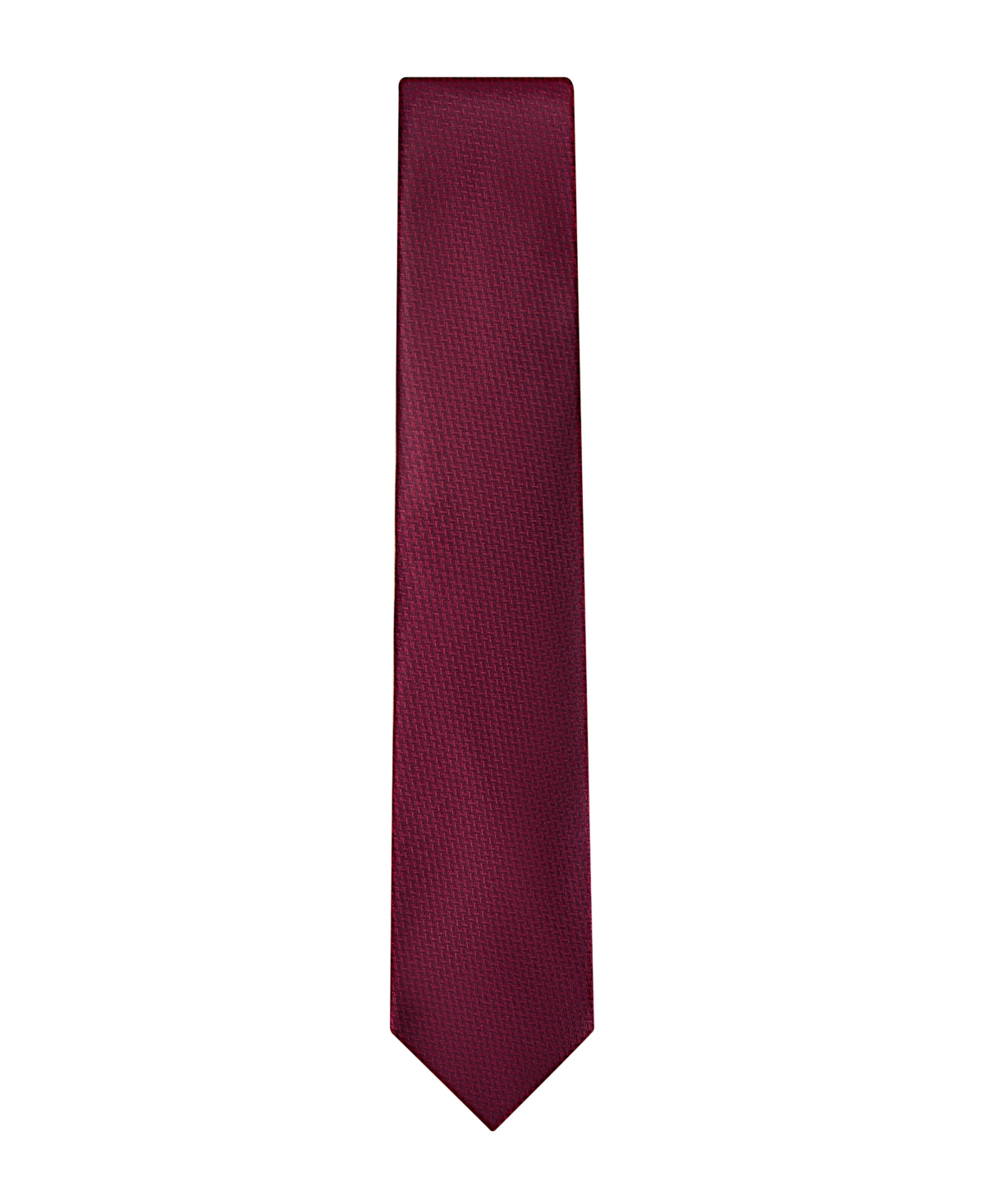 Calvin Klein Men's Harriet Herringbone Tie In Burgundy