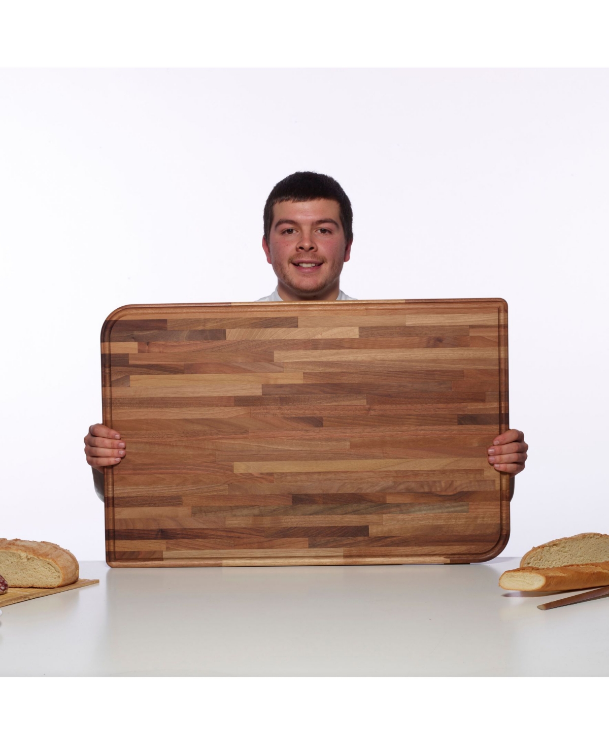 Legnoart Chopping Walnut Board, 29" X 1.5" In Brown