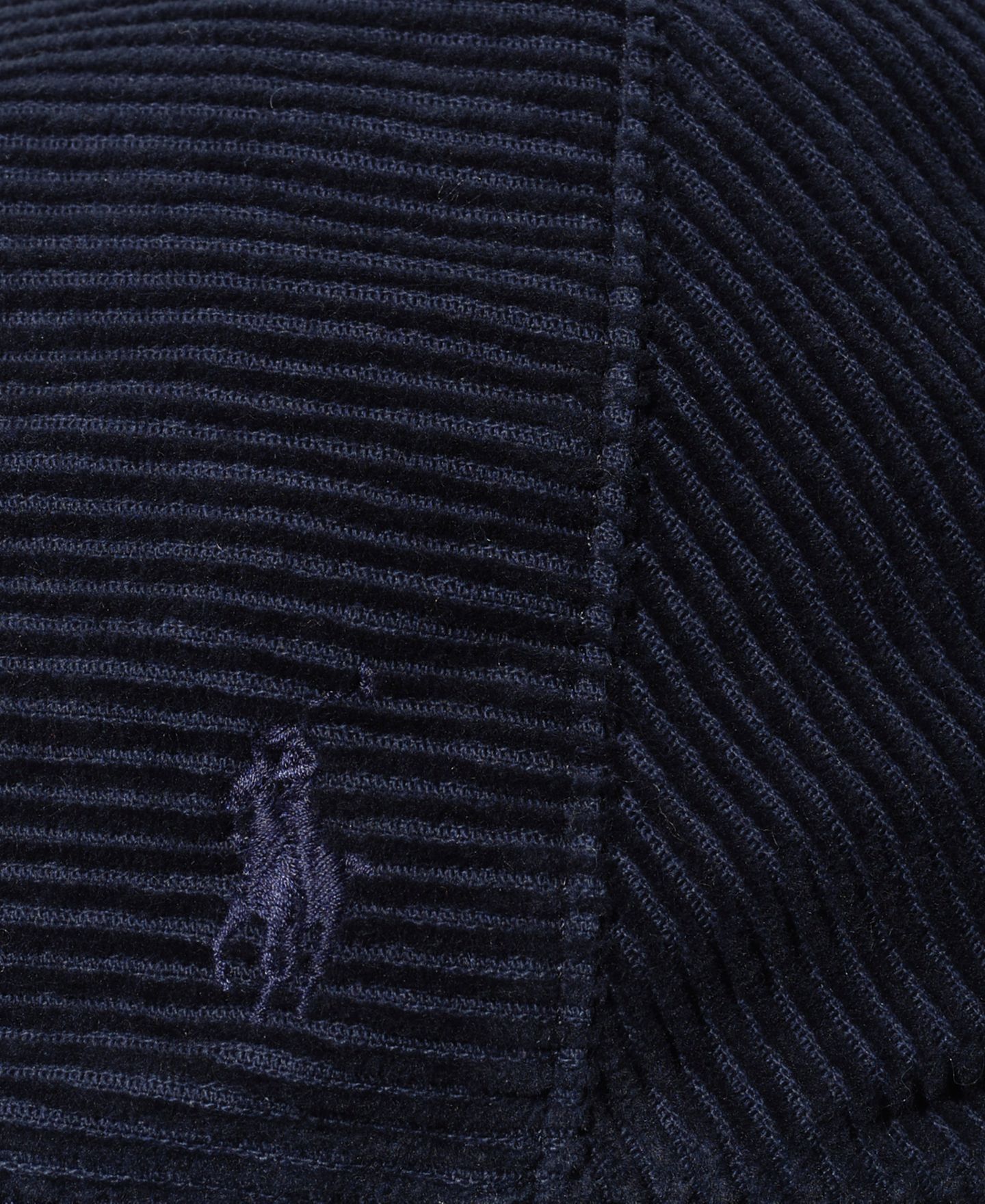 Мужская кепка Polo Ralph Lauren Corduroy Driver, цвет: Тёмно-синий — фото 4
