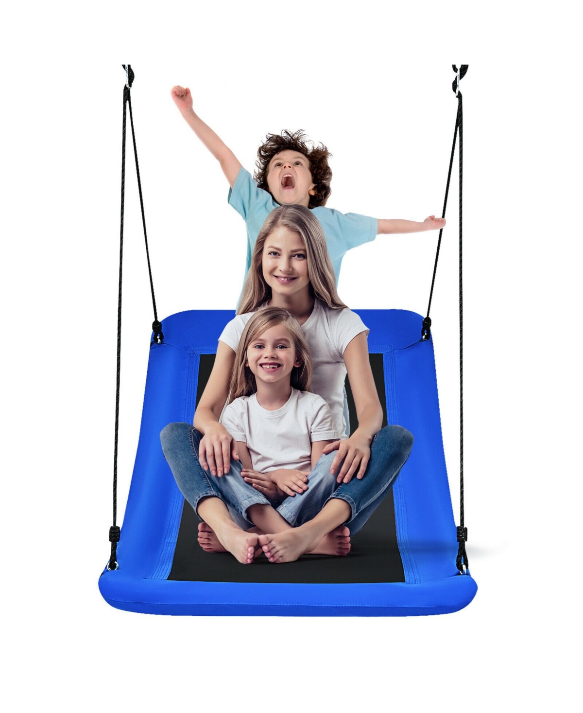 Skonyon 700lb Giant 60 Inch Platform Tree Swing for Kids and Adults