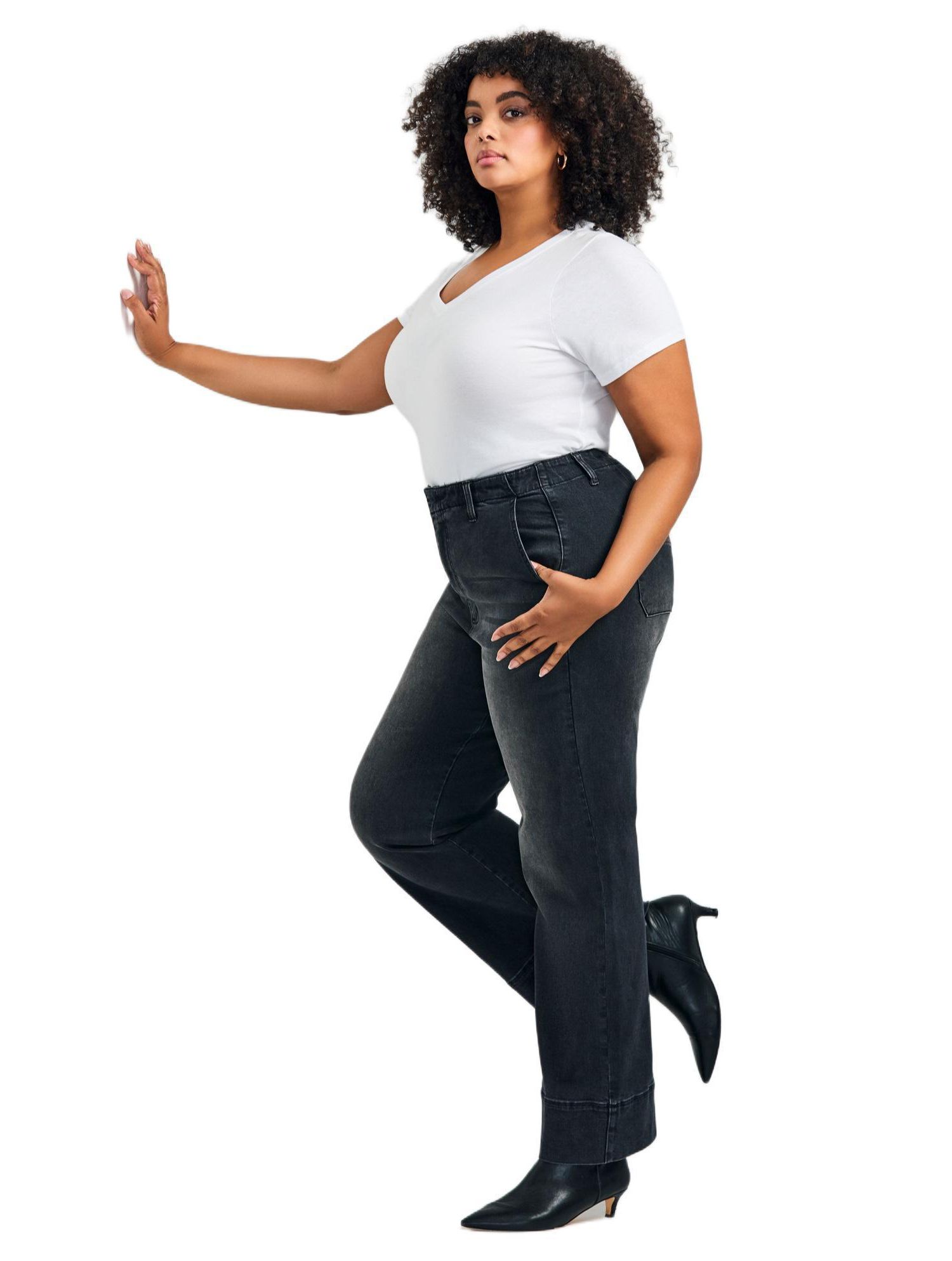 Women's Plus Size Kira Wide Leg Jeans