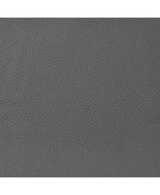 Large Massage Recliner Chair with Real Leather Upholstery, Adjustable Footrest, and Metal-Plywood Frame