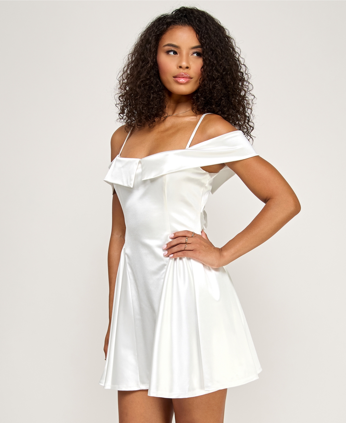 Katia Rae Juniours' Square Neck Dress In Multi