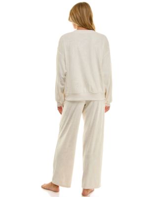 Women's Long Sleeve Crew Neck and Pant Set