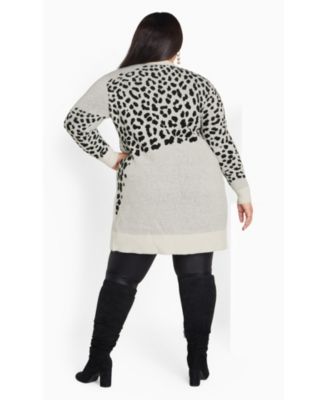 Women's Lena Leopard Cardigan