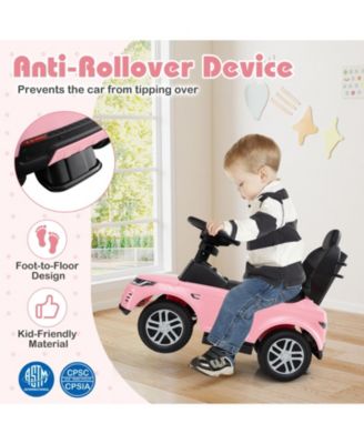 3-in-1 Convertible Ride-On Car Licensed Land Rover Discovery