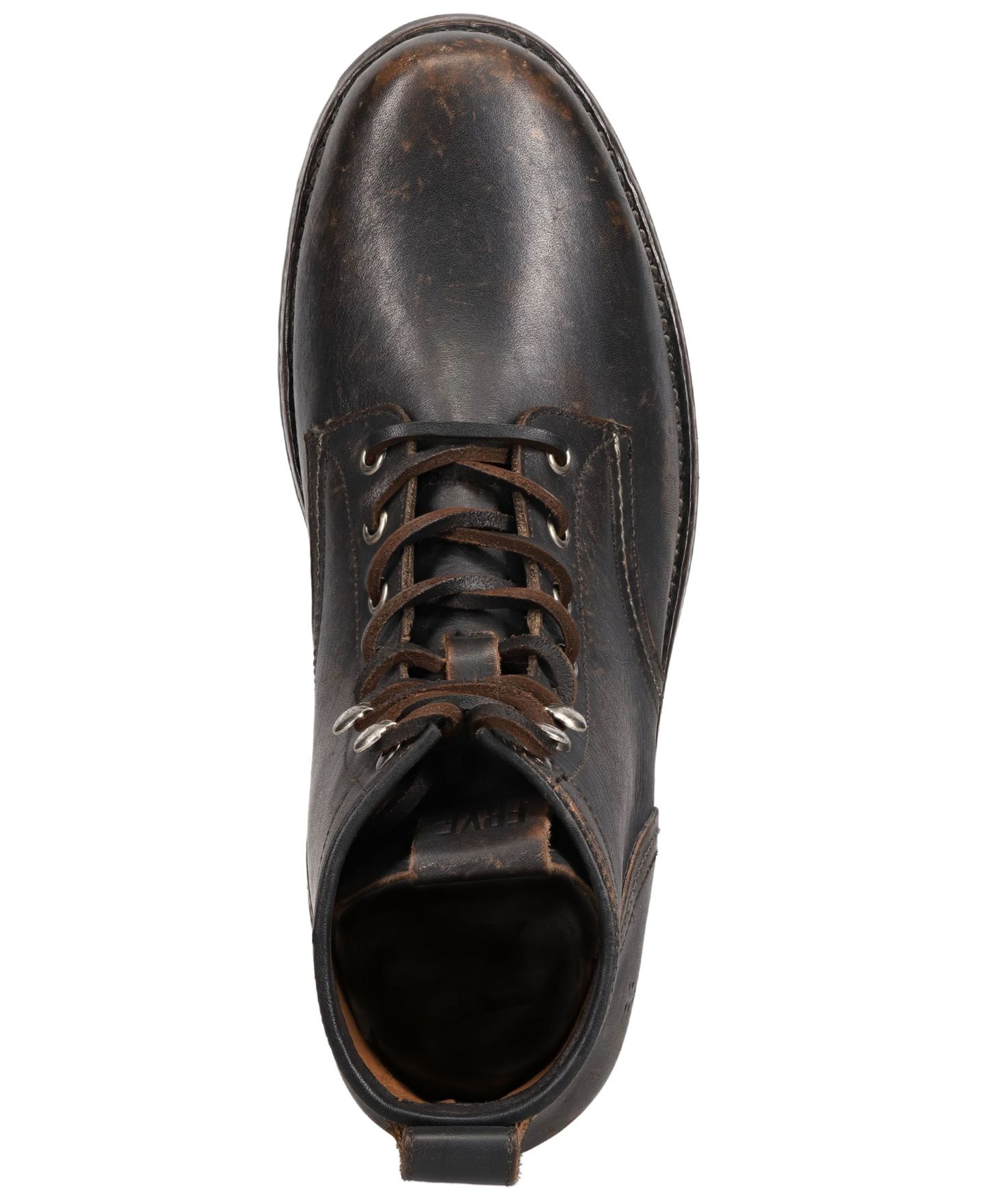Мужские ботинки Frye Hudson Round-Toe Work Boots, цвет: Чёрный — фото 4