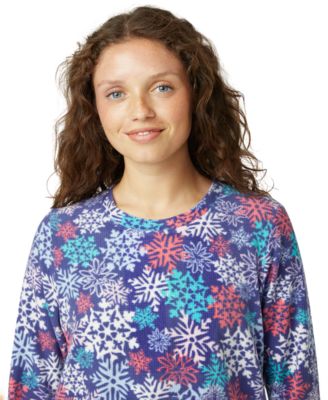 Women's Waffle Fleece Pajama Set