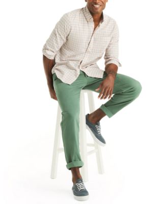 Men's Plaid Long-Sleeve Plaid Shirt