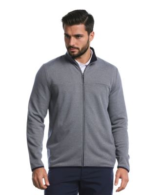 Men's Horizontal Fleece Full-Zip Sweatshirt