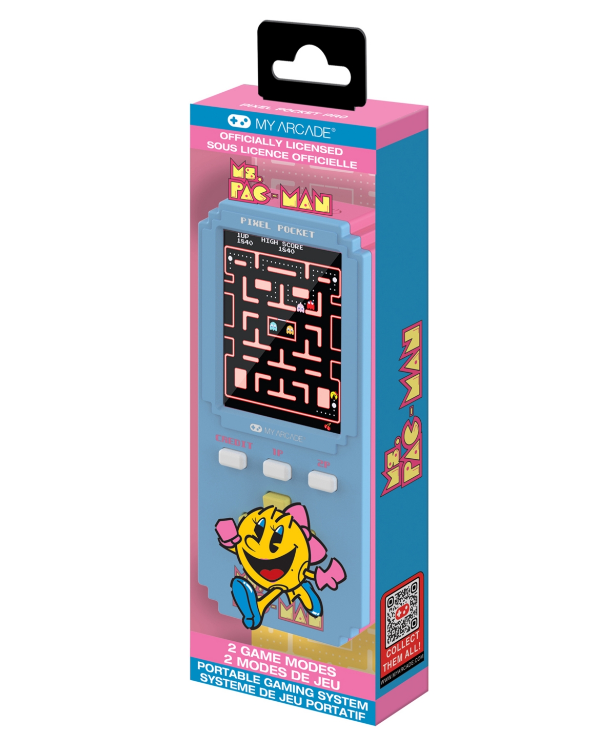 My Arcade Ms. Pac-Man Pixel Portable Pocket Gaming System