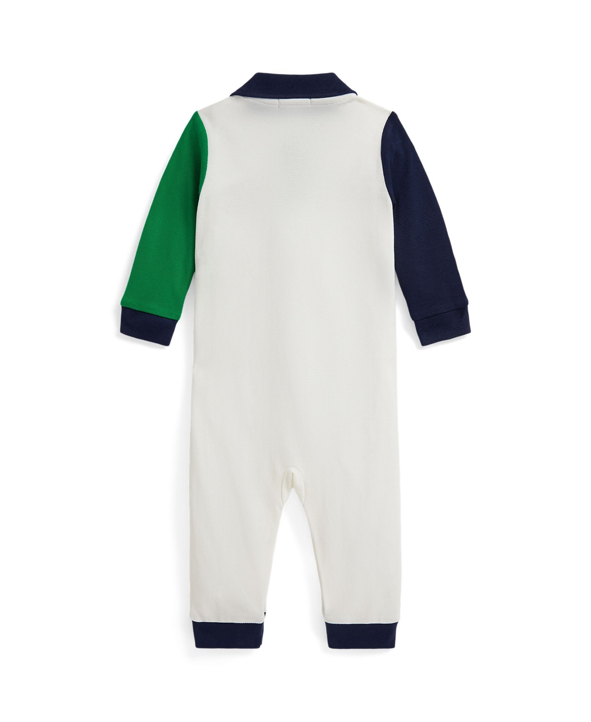Polo Ralph Lauren Baby Boys Color-Blocked Crest Coverall