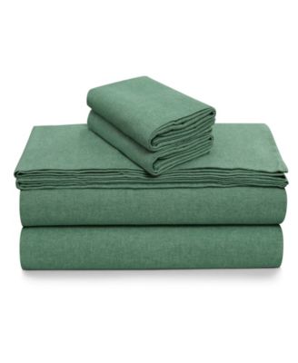 Portuguese Cotton 4-Pc. Extra Deep Pocket Sheet Set, California King