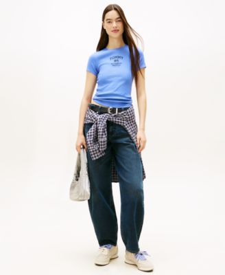 Women's Tommy 85 Ribbed Logo T-Shirt