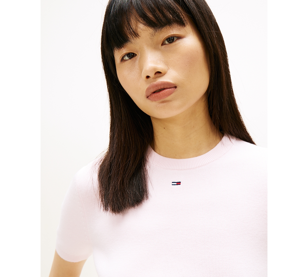 Tommy Jeans Women's Essential Striped Short-Sleeve Sweater