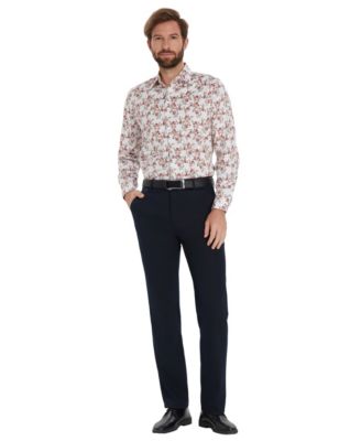 Men's Jones Floral Printed Long-Sleeve Dress Shirt, Macy's Exclusive