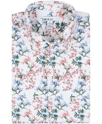 Men's Garden Floral Printed Dress Shirt, Macy's Exclusive