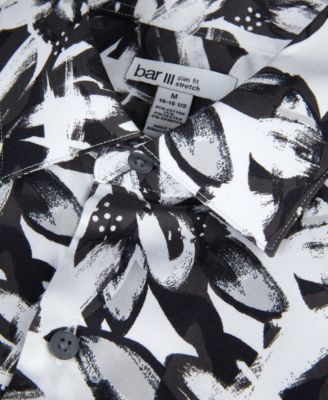Men's Leo Botanical Printed Long-Sleeve Dress Shirt, Macy's Exclusive