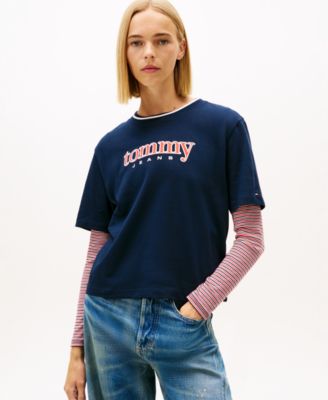 Tommy Jeans - Women's Boxy Tommy Applique T-Shirt