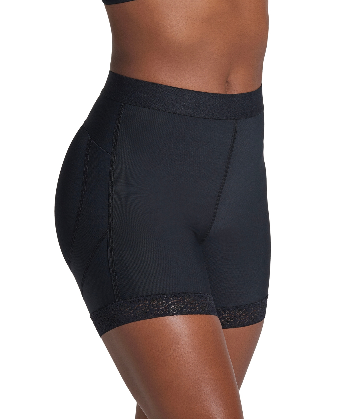 Leonisa Women's Mid-Rise Sculpting Butt Lifter Shaper Shorts 012983