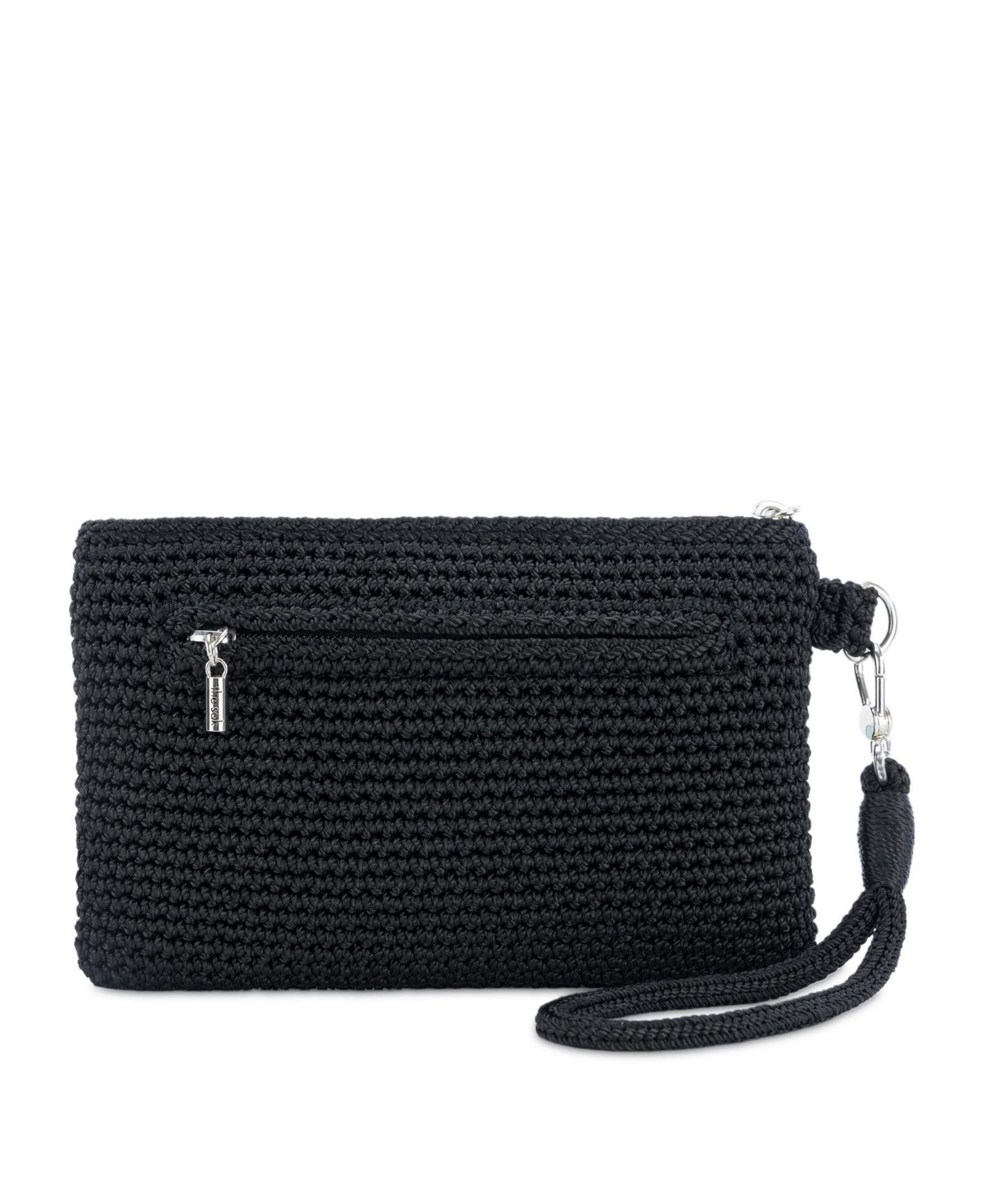 Женские кошельки The Sak Vita Leather Zip Top Wristlet, цвет: Чёрный — фото 4