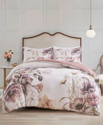 Madison Park - Cassandra Full/Queen 3 Piece Cotton Printed Duvet Cover Set