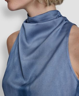 Women's Sleeveless Cowl Neck Top