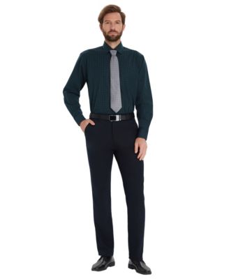 Men's Mini Blackwatch Regular-Fit Dress Shirt, Macy's Exclusive