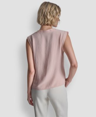 Women's V-neck Sleeveless Top