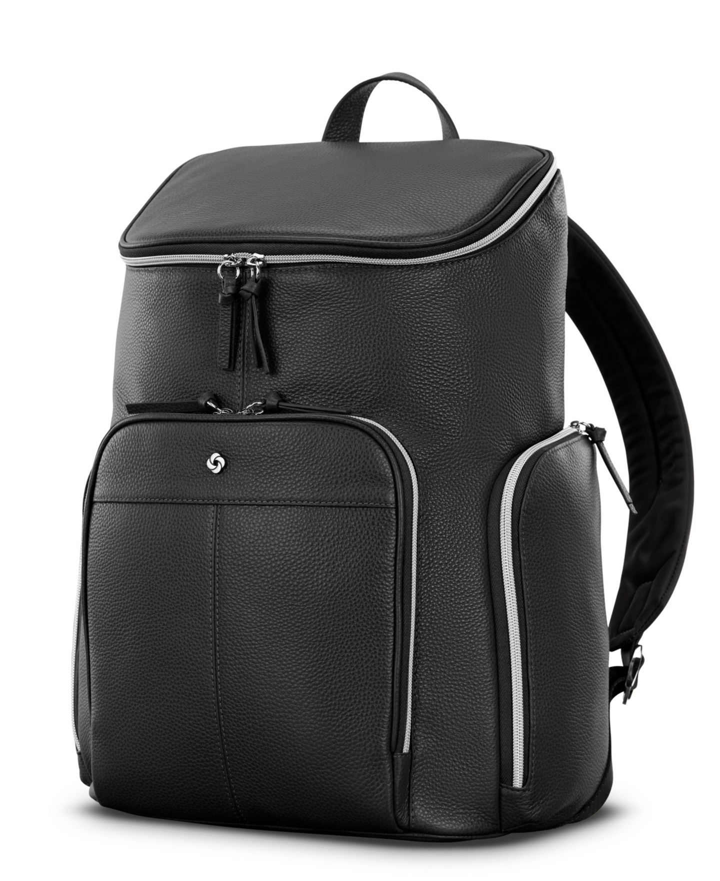 Рюкзак Samsonite Mobile Solution 2 Leather Deluxe, цвет: Чёрный — фото 1