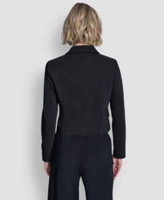 Women's Three-Button Notch Collar Jacket