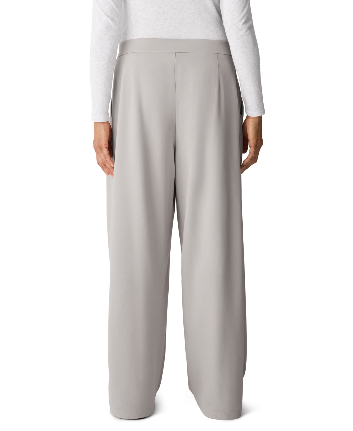 Eileen Fisher Women's High Rise Pants In Gray