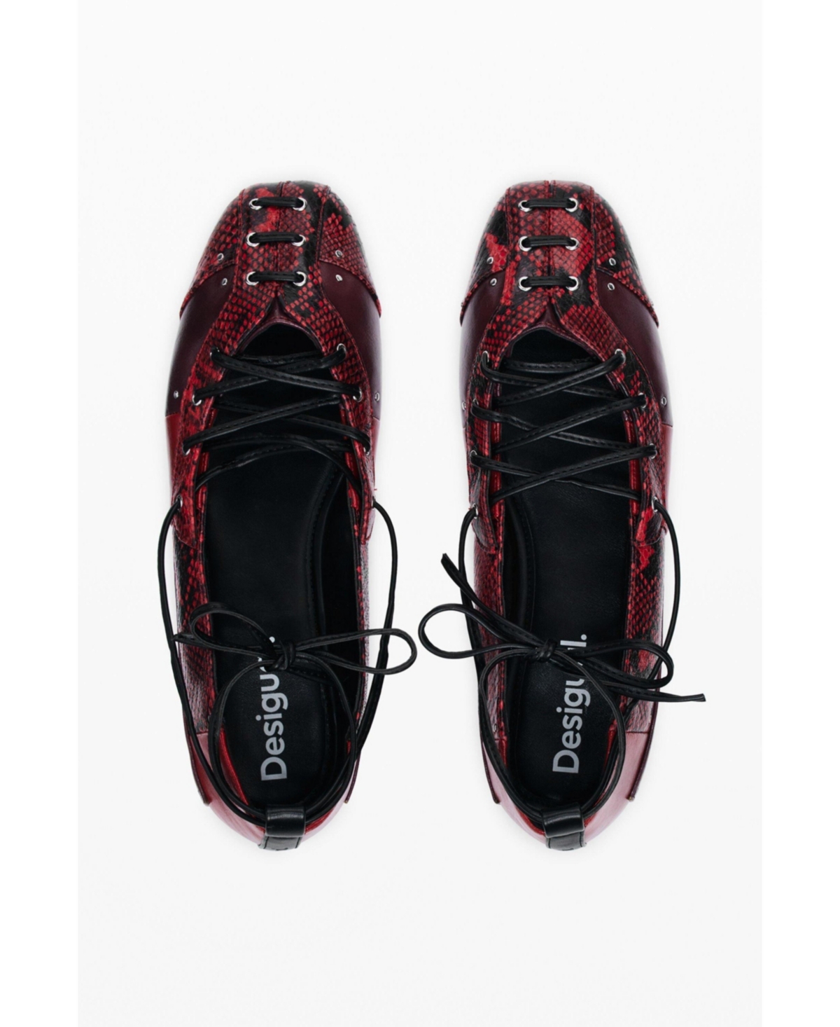 Desigual Women's Ballerina with laces