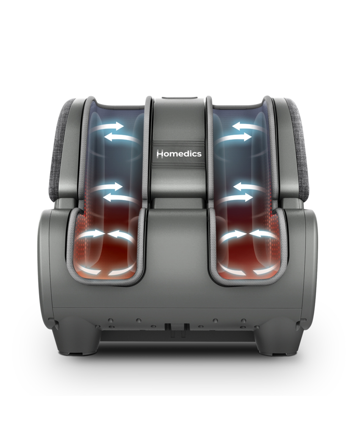 Homedics Deluxe Foot Calf Massager With Heat In Black