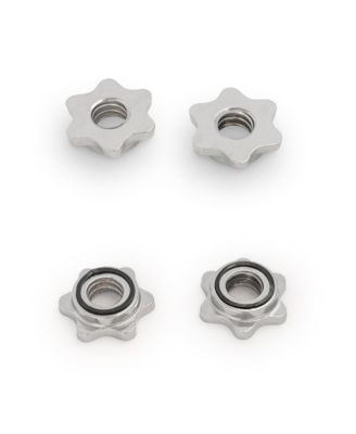 60" Standard Barbell with Star-lock collars, 300 lbs weight capacity