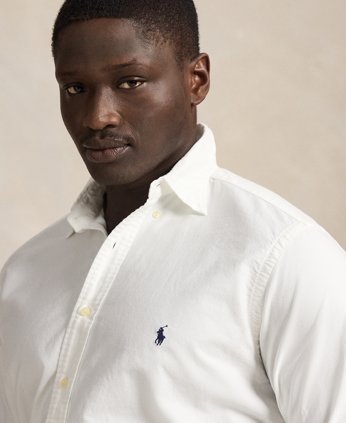 Polo Ralph Lauren Men's Big & Tall Classic Fit Long-Sleeve Oxford Shirt