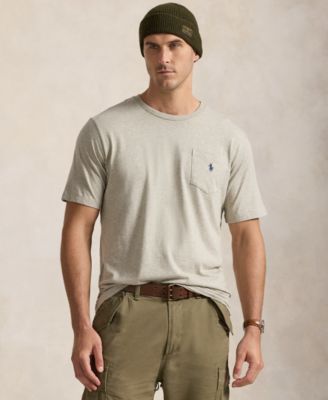 Men's Big & Tall Crew-Neck Pocket T-Shirt