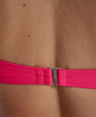 Women's Shirred U-Wire Bandeau Bikini Top