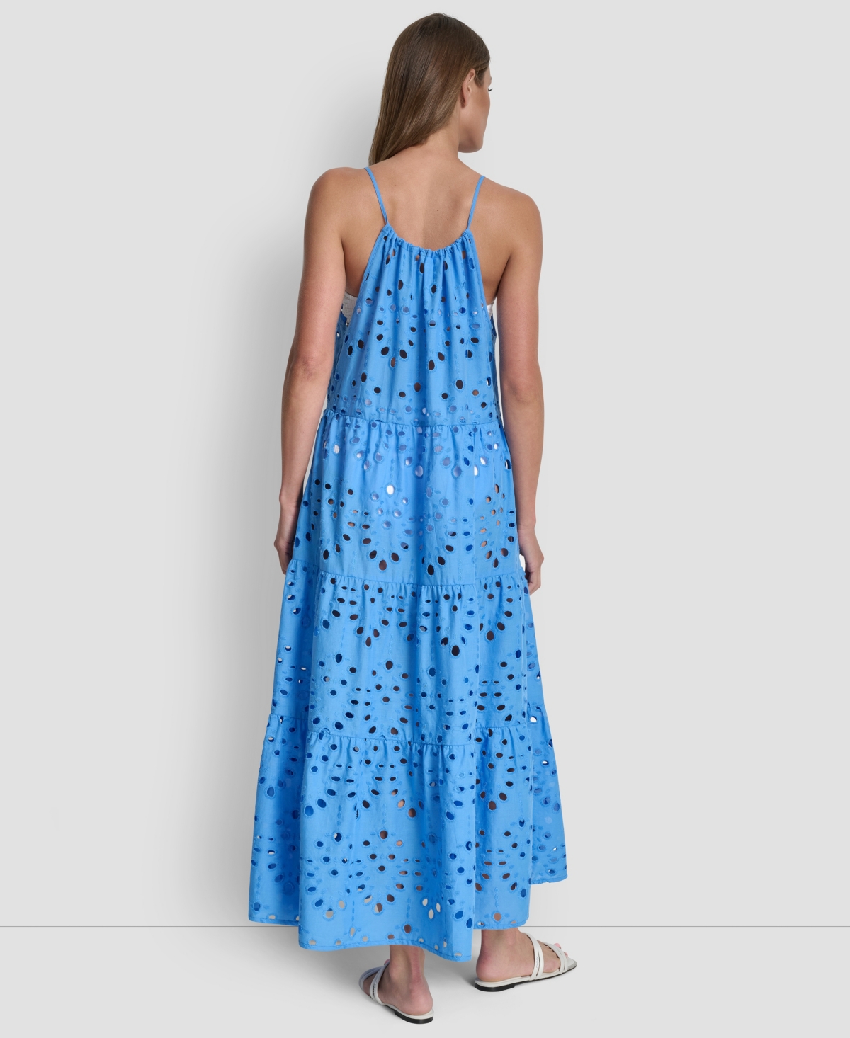 Dkny Women's Tiered Maxi Dress Swim Cover-Up