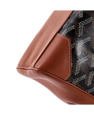 Mini Saigon Top Handle Bag Coated Canvas with Leather