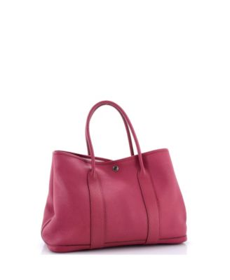 36 Garden Party Tote Leather