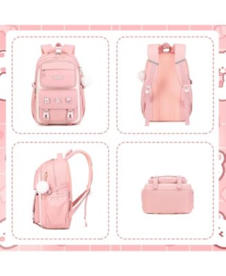 Pink Girls Backpack Kids Backpack for Girls