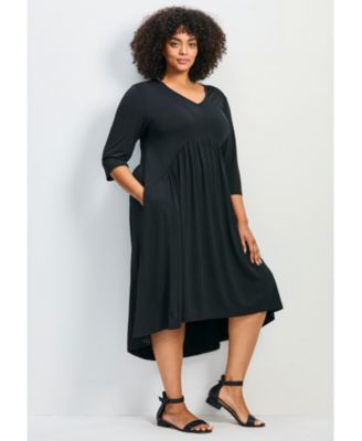 Women's Valery V-Neckline Ity Jersey Dress.